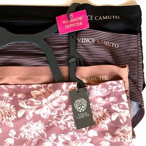 Vince Camuto 4 pc. No Show Hipster Panties Set Size XL NEW WITH TAGS